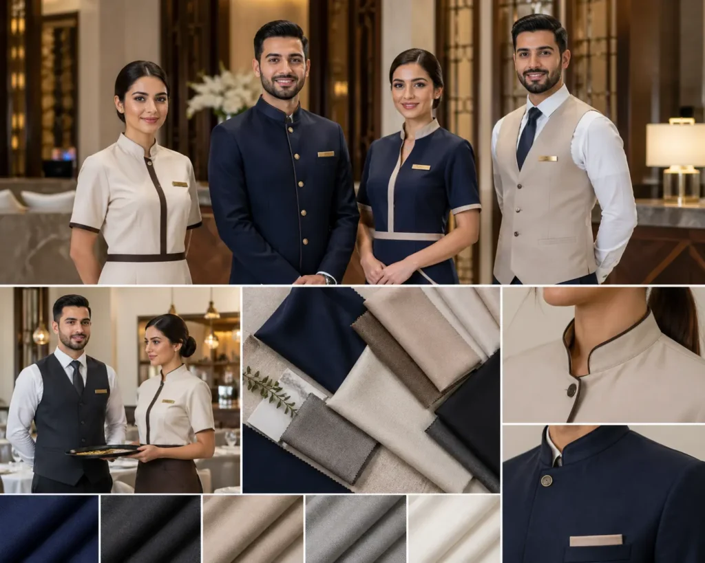 Custom Hospitality Uniforms in Ajman: How to Choose the Right Design & Fabric