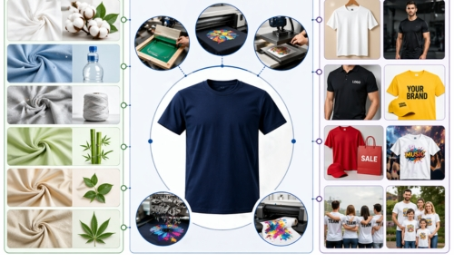 T-Shirt Manufacturing in Ajman, Materials, Printing Techniques & Uses