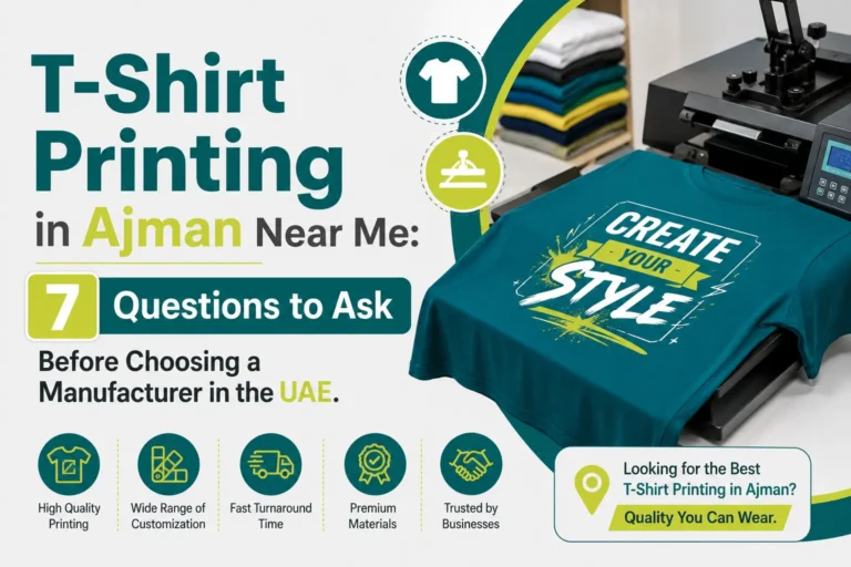 T-Shirt Printing in Ajman Near Me
