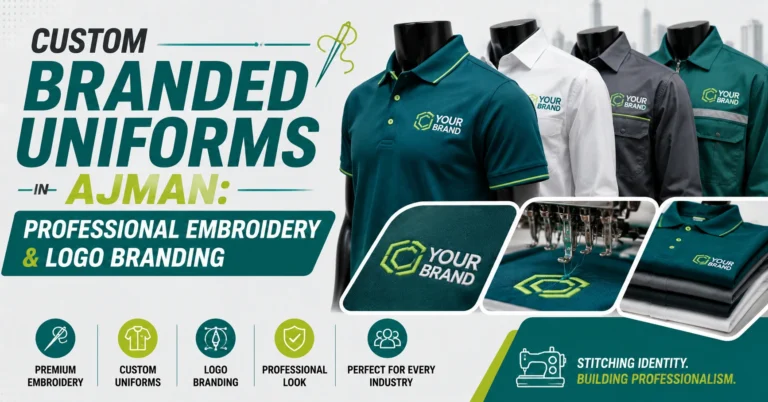 Custom Branded Uniforms in Ajman - Professional Embroidery & Logo Branding