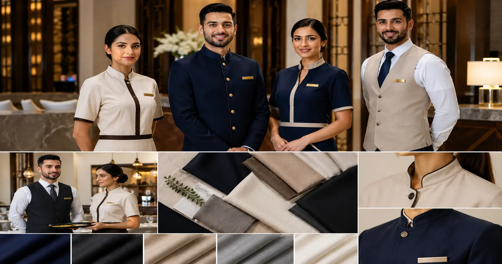 Custom Hospitality Uniforms in Ajman: Best Guide for Design & Fabric