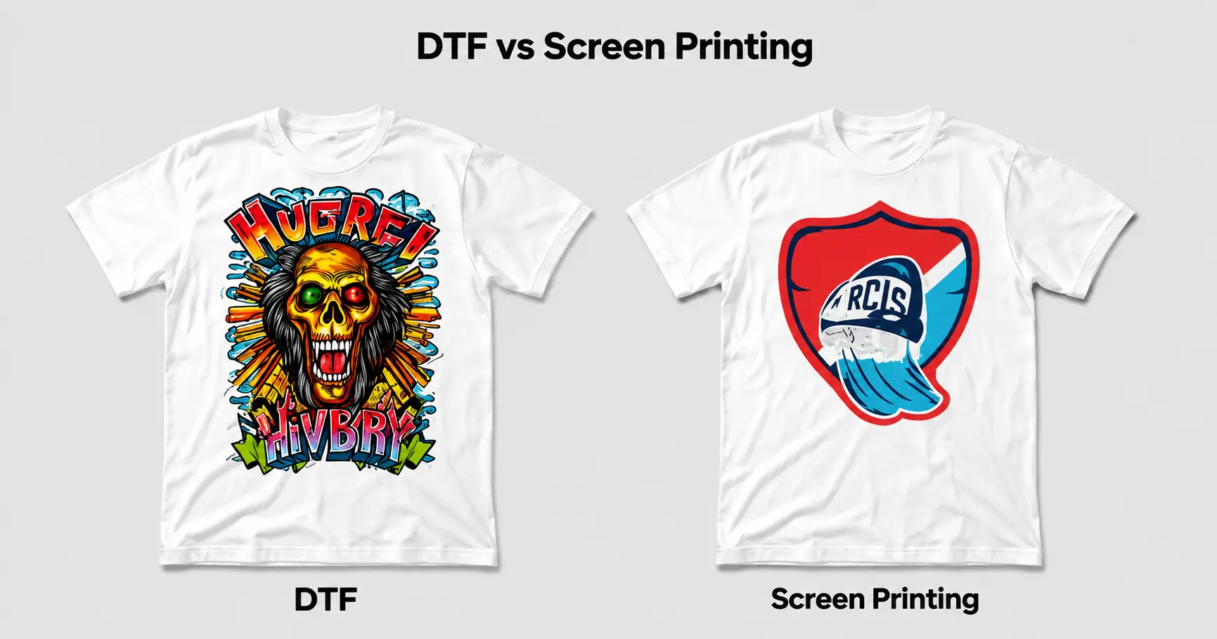 DTF vs Screen Printing in Ajman