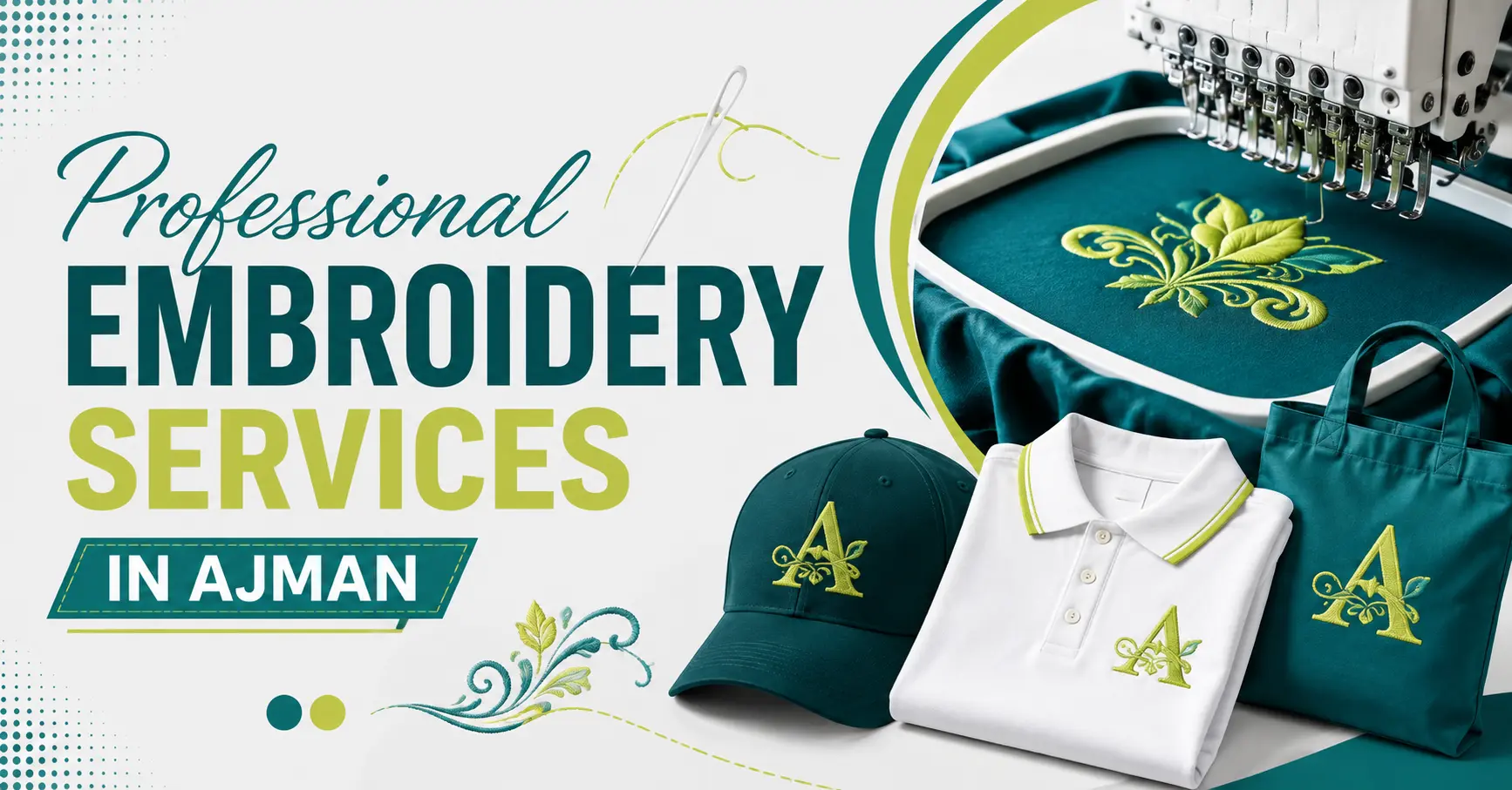 Professional Embroidery Services for Businesses in Ajman