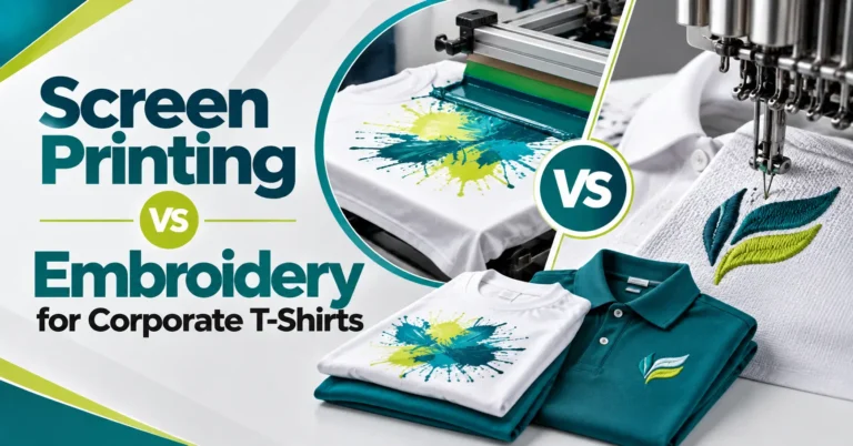 Corporate T-Shirts in Ajman: Print or Embroider?