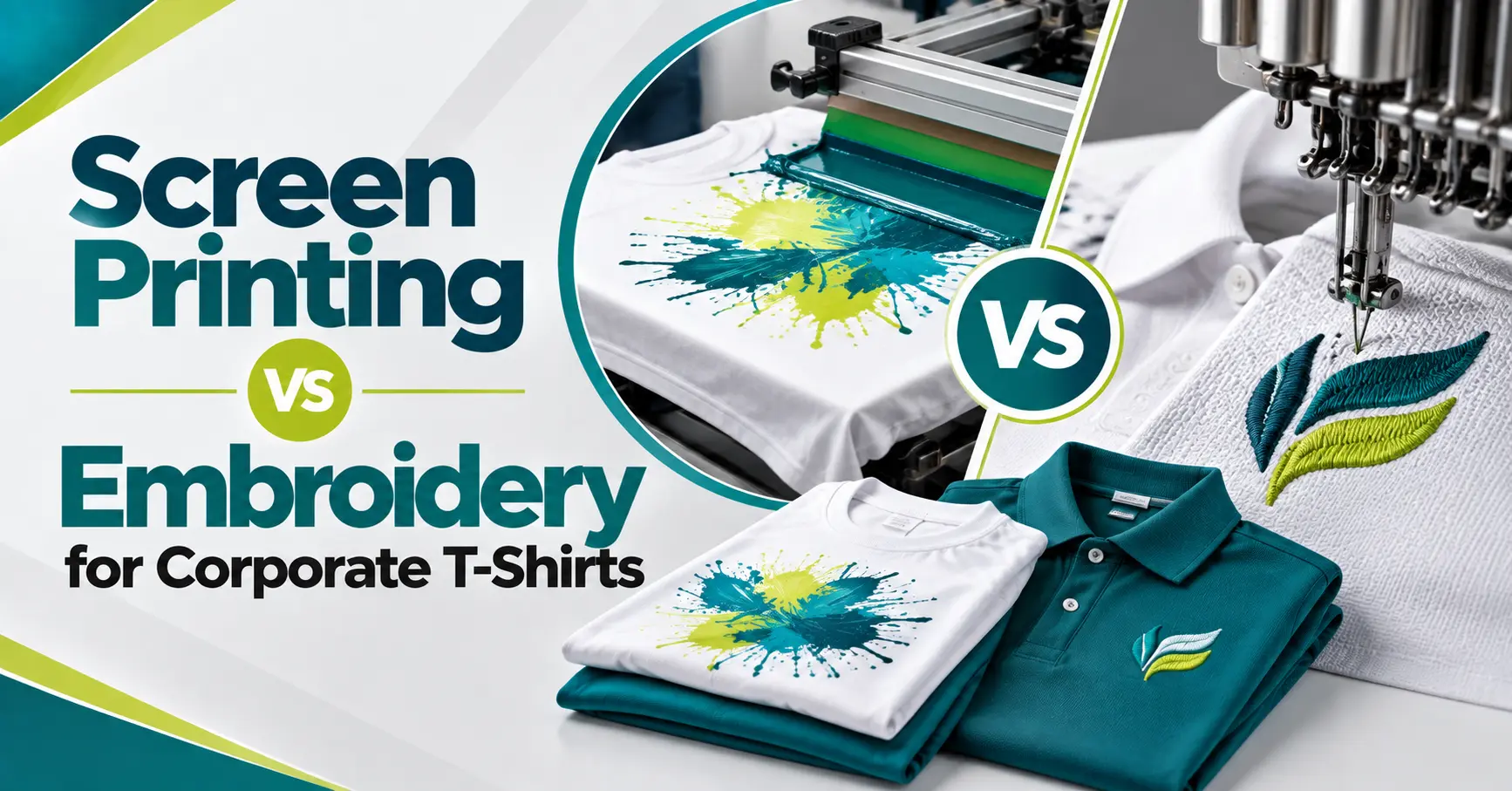 Corporate T-Shirts in Ajman: Print or Embroider?